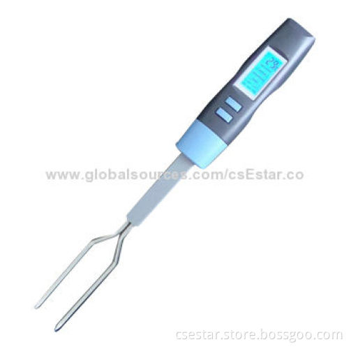 High quality digital BBQ grill fork thermometer